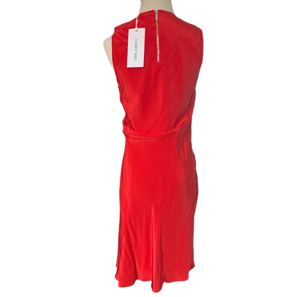 Elizabeth and James Red Silk Angelina Dress - Size 2 - Picture 2 of 8